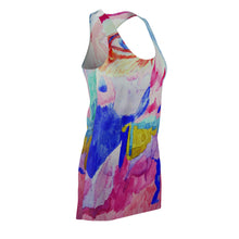 Load image into Gallery viewer, Women's Cut &amp; Sew Racerback Dress (AOP)