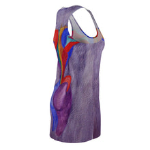 Load image into Gallery viewer, Women's Cut &amp; Sew Racerback Dress (AOP)