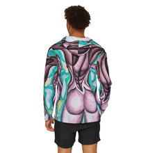 Load image into Gallery viewer, Artistic Sports Warmup Hoodie for Men - Vibrant Athletic Jacket