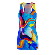 Load image into Gallery viewer, Women's Cut &amp; Sew Racerback Dress (AOP)