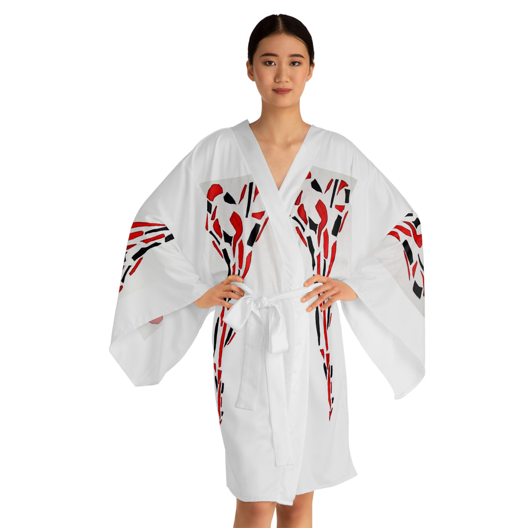 Long Sleeve Kimono Robe (AOP)