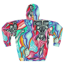 Load image into Gallery viewer, Artistic Unisex Pullover Hoodie - Vibrant Abstract Design for Creative Souls