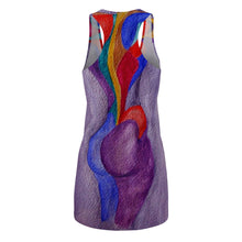 Load image into Gallery viewer, Women's Cut &amp; Sew Racerback Dress (AOP)