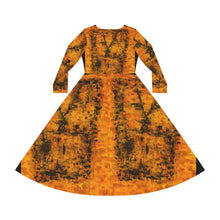 Load image into Gallery viewer, Women's Long Sleeve Dance Dress (AOP)