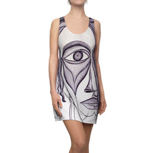 Load image into Gallery viewer, Women's Cut &amp; Sew Racerback Dress (AOP)