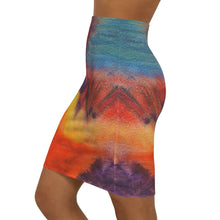 Load image into Gallery viewer, Women's Mid-Waist Pencil Skirt (AOP)