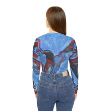 Load image into Gallery viewer, Women's Long Sleeve V-neck Shirt (AOP)