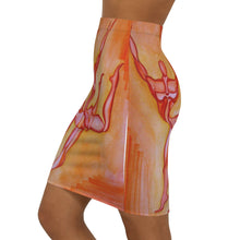 Load image into Gallery viewer, Women's Mid-Waist Pencil Skirt (AOP)