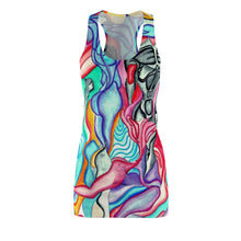 Load image into Gallery viewer, Women's Cut &amp; Sew Racerback Dress (AOP)