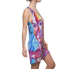 Load image into Gallery viewer, Women's Cut &amp; Sew Racerback Dress (AOP)