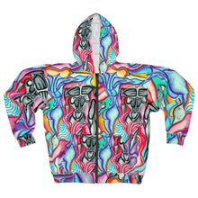 Load image into Gallery viewer, Unisex Zip Hoodie (AOP)