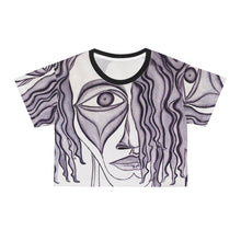 Load image into Gallery viewer, Crop Tee (AOP)