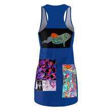Load image into Gallery viewer, Women's Cut &amp; Sew Racerback Dress (AOP)