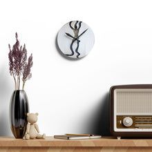 Load image into Gallery viewer, Artistic Acrylic Wall Clock | Abstract Design for Home Décor
