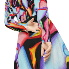 Load image into Gallery viewer, Women's Long Sleeve Dance Dress (AOP)