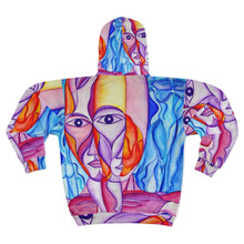 Load image into Gallery viewer, Unisex Zip Hoodie (AOP)