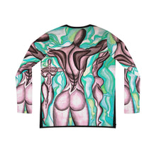 Load image into Gallery viewer, Women's Long Sleeve V-neck Shirt (AOP)