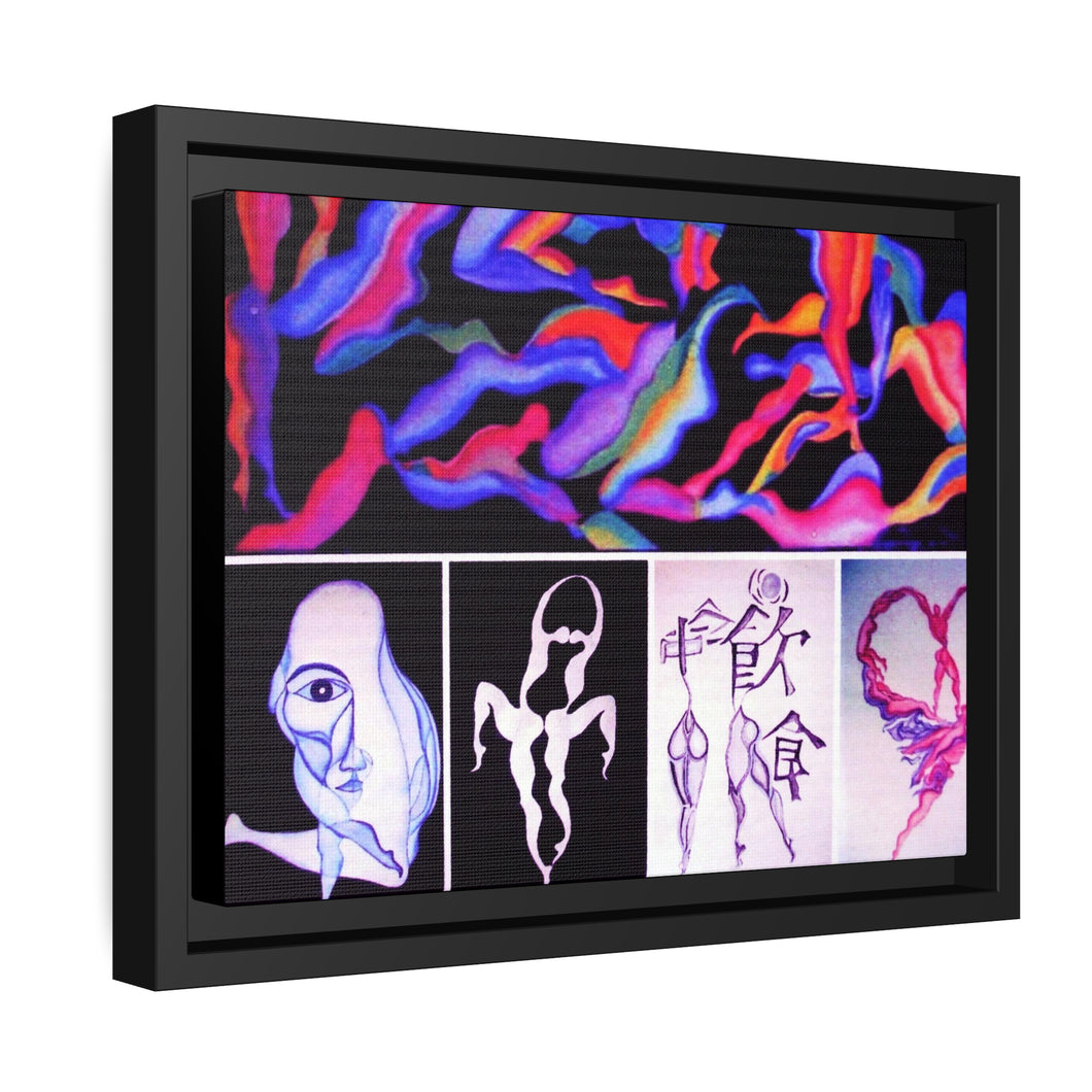 Matte Canvas, Black Frame