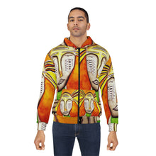 Load image into Gallery viewer, Unisex Zip Hoodie (AOP)