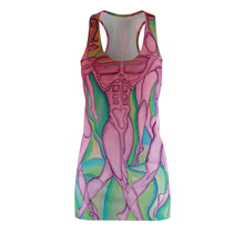 Load image into Gallery viewer, Women's Cut &amp; Sew Racerback Dress (AOP)