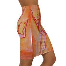 Load image into Gallery viewer, Women's Mid-Waist Pencil Skirt (AOP)