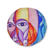 Load image into Gallery viewer, Tufted Floor Pillow, Round