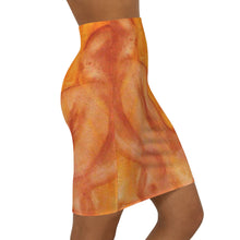 Load image into Gallery viewer, Women's Mid-Waist Pencil Skirt (AOP)