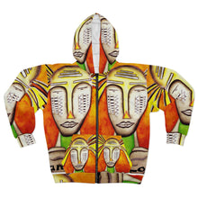 Load image into Gallery viewer, Unisex Zip Hoodie (AOP)