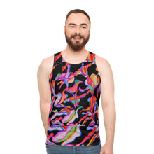 Load image into Gallery viewer, Vibrant Abstract Print Unisex Tank Top - Perfect for Summer &amp; Festivals