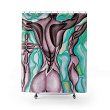 Load image into Gallery viewer, Artistic Abstract Body Shower Curtain - Modern Bathroom Decor