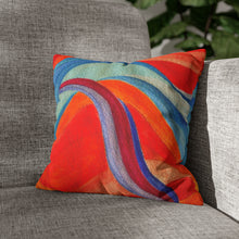 Load image into Gallery viewer, Spun Polyester Square Pillow Case