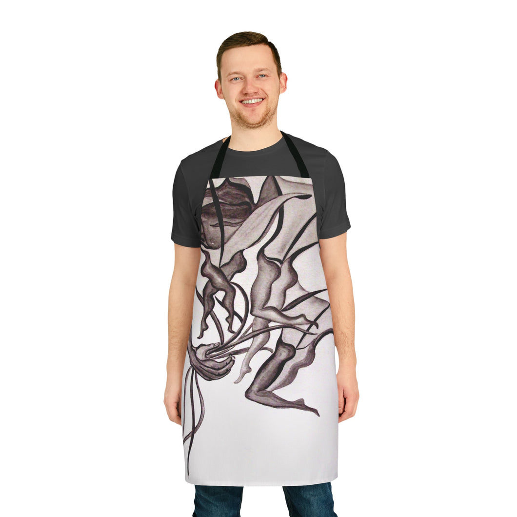 Apron, 5-Color Straps (AOP)
