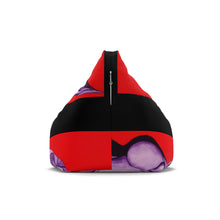 Load image into Gallery viewer, Artistic Red Bean Bag Chair Cover – Cozy Home Décor for Relaxation &amp; Fun