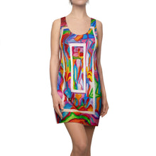 Load image into Gallery viewer, Women's Cut &amp; Sew Racerback Dress (AOP)