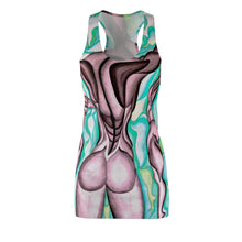 Load image into Gallery viewer, Artistic Women’s Racerback Dress - Bold Abstract Design