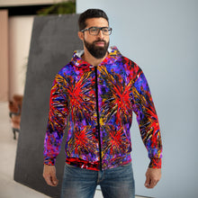 Load image into Gallery viewer, Unisex Zip Hoodie (AOP)