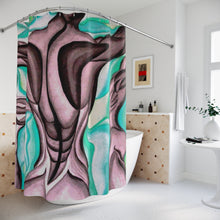 Load image into Gallery viewer, Abstract Artistic Shower Curtain - Colorful Modern Bath Decor