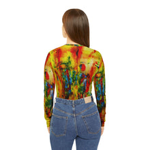 Load image into Gallery viewer, Women's Long Sleeve V-neck Shirt (AOP)