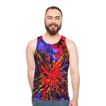 Load image into Gallery viewer, Vibrant Art Unisex Tank Top - Colorful Abstract Design
