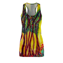 Load image into Gallery viewer, Women's Cut &amp; Sew Racerback Dress (AOP)