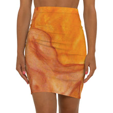 Load image into Gallery viewer, Women's Mid-Waist Pencil Skirt (AOP)