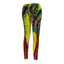 Load image into Gallery viewer, Women's Cut &amp; Sew Casual Leggings (AOP)