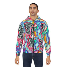 Load image into Gallery viewer, Unisex Zip Hoodie (AOP)