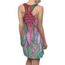Load image into Gallery viewer, Women's Cut &amp; Sew Racerback Dress (AOP)