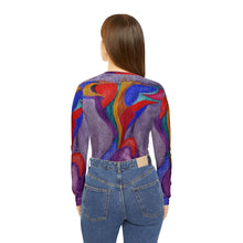 Load image into Gallery viewer, Women's Long Sleeve V-neck Shirt (AOP)