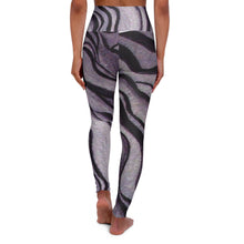 Load image into Gallery viewer, Stylish High Waisted Yoga Leggings - Abstract Zebra Print for Comfort &amp; Performance