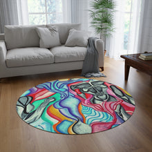 Load image into Gallery viewer, Round Rug
