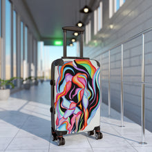 Load image into Gallery viewer, Vibrant Abstract Art Suitcase