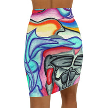 Load image into Gallery viewer, Women's Mid-Waist Pencil Skirt (AOP)