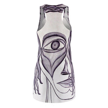 Load image into Gallery viewer, Women's Cut &amp; Sew Racerback Dress (AOP)